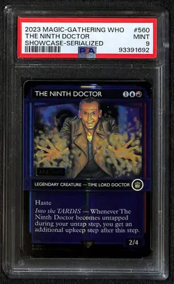 MTG Doctor Who The Ninth Doctor Showcase Serialized 384/509 PSA 9 - Image 1
