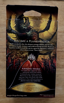 Mtg New Phyrexia Ravaging Swarm Intro Pack Factory Sealed - Image 2