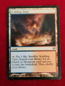 2009 Magic The Gathering MTG Scalding Tarn Zendikar #223 - Image 1