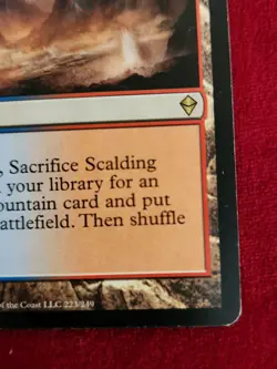 2009 Magic The Gathering MTG Scalding Tarn Zendikar #223 - Image 5