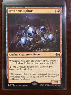 MTG Teenage Mutant Ninja Turtles #0106 Ravenous Robots RARE - Image 1