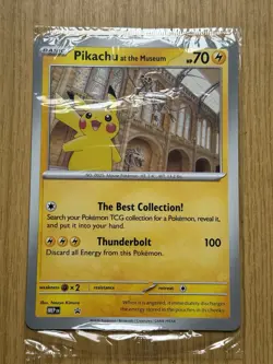 Pikachu At The Museum Promo Card Pokemon TCG - Brand new, factory sealed - Image 1