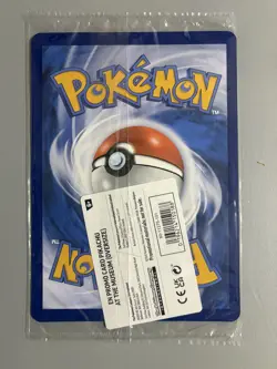 Pokemon TCG, Pikachu At The Museum Oversized Promo Card, Brand New Sealed Jumbo - Image 2