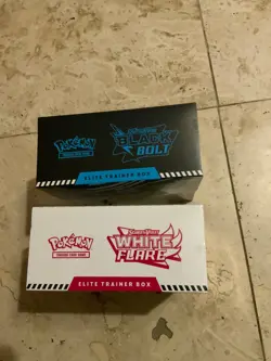 Pokemon Black Bolt and White Flare ETB Sealed - Image 2
