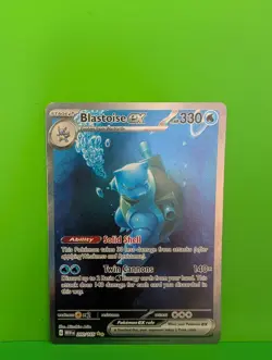 Blastoise ex Scarlet & Violet 151 200/165 Special Illustration Rare Pokemon Card - Image 1