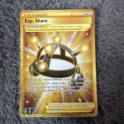 Pokemon TCG Exp. Share Hyper Rare Card 180/163 Battle Styles Gold - Image 1