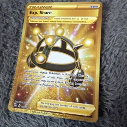 Pokemon TCG Exp. Share Hyper Rare Card 180/163 Battle Styles Gold - Image 2