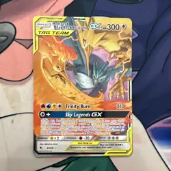 Pokemon Hidden Fates Holo Rare Moltres Zapdos Articuno GX Tag Team 44/68 - Image 1