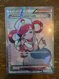 Pokemon Center Lady (105 Full Art) 105/106 Flashfire Holo - Image 1