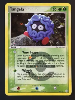 Pokemon Tangela 30/112 Reverse Holo EX Fire Red & Leaf Green - HP - Image 1