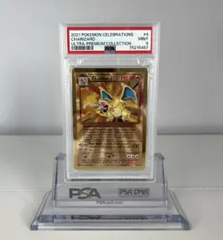 Sequential PSA 9 Charizard & Pikachu 2021 Celebrations UPC Gold Metal Pokemon - Image 3