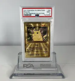 Sequential PSA 9 Charizard & Pikachu 2021 Celebrations UPC Gold Metal Pokemon - Image 4