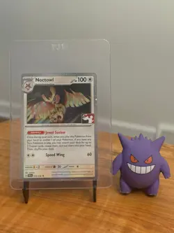 Noctowl 115/142 – Stellar Crown – Play! Pokemon Prize Pack 6 (2 swirls in holo) - Image 1