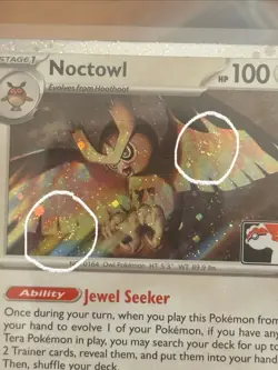 Noctowl 115/142 – Stellar Crown – Play! Pokemon Prize Pack 6 (2 swirls in holo) - Image 3