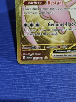 Pokemon Mew ex 205/165 SV: Scarlet & Violet 151 NM/Mint Secret Rare - Image 4