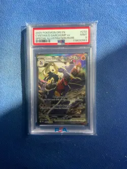 2025 POKEMON DRI EN #232 CYNTHIA'S GARCHOMP ex SPECIAL ILLUSTRATION RARE PSA 9 - Image 1