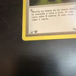 Pokemon Gambler 60/62 Fossil 1st Edition Trainer Regular Common Spanish 1999 - Image 5