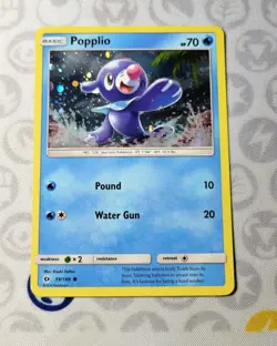 Popplio - Cosmos Holo 39/149 Pokemon Sun & Moon - Image 2