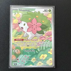 2025 Pokemon Destined Rivals Shaymin #185/182 - Image 1