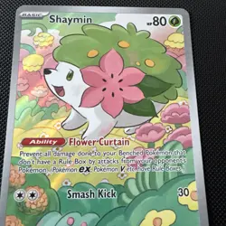 2025 Pokemon Destined Rivals Shaymin #185/182 - Image 3