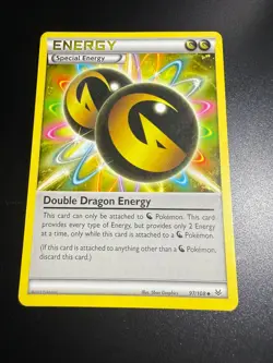 DOUBLE DRAGON ENERGY 97/108 UNCOMMON ROARING SKIES POKEMON HEAVILY PLAYED - Image 1