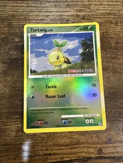 Pokemon - 2007 Turtwig - Diamond & Pearl (Cosmos Holo) - 103/130 - Reverse Holo - Image 1