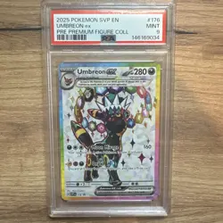 2025 POKEMON SVP EN-SV BLACK STAR PROMO #176 UMBREON EX PSA 9 - Image 1