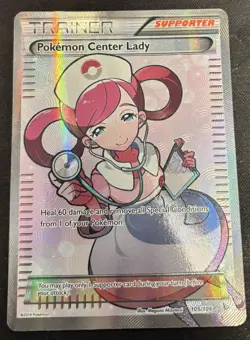 2014 Pokemon Center Lady (Full Art) 105/106 Flashfire (LP) Holo - Image 1