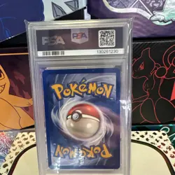 1999 POKEMON BASE SET UNLIMITED #10 MEWTWO-HOLO PSA 7 - Image 3