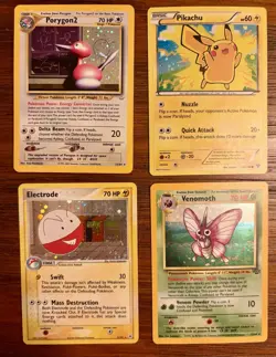 Pokemon TCG Mixed Lot 4 Vintage Holo Common/ Rare LP/NM - Image 1