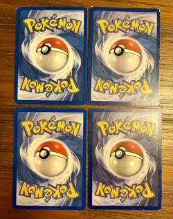 Pokemon TCG Mixed Lot 4 Vintage Holo Common/ Rare LP/NM - Image 2