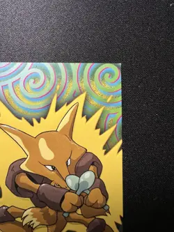 Pokemon TOPPS The Movie Animation Non Holo DIE CUT Alakazam EV9 of 12 - Image 3