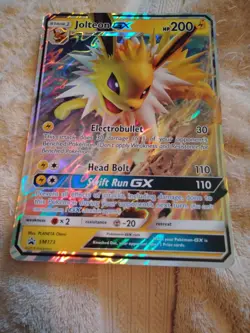 Pokemon JOLTEON GX SM173 SM BLACK STAR PROMO Jumbo Oversized Size SM173 - Image 1