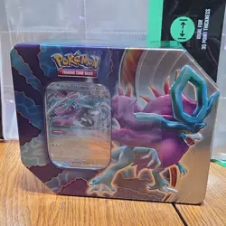 The Pokemon TCG: Paradox Clash Tin (1 Walking Wake Foil & 5 Tcg Booster Packs) - Image 1