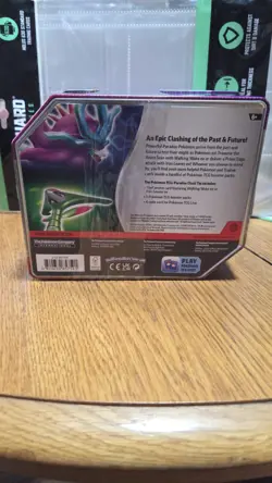 The Pokemon TCG: Paradox Clash Tin (1 Walking Wake Foil & 5 Tcg Booster Packs) - Image 2