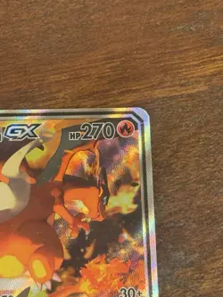 Pokemon Reshiram & Charizard GX SM201 TAG TEAM Promo Full Art Holo - Image 3