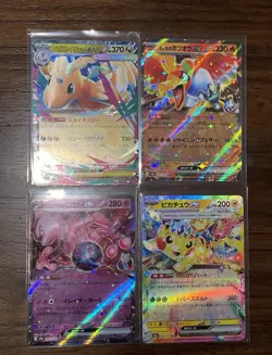Pokemon Mega Dream m2a Ex Lot Set Of 4 Dragonite Mewtwo Ho Oh Pikachu - Image 2