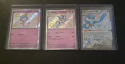 Ralts & Kirlia & Gardevoir ex 153 154 217 Shiny Rare Paldean Fates NM Pokemon - Image 1