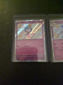 Ralts & Kirlia & Gardevoir ex 153 154 217 Shiny Rare Paldean Fates NM Pokemon - Image 2
