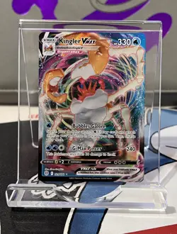 Pokemon TCG Kingler VMAX Sword & Shield: Brilliant Stars 029/172 Ultra Rare - Image 1