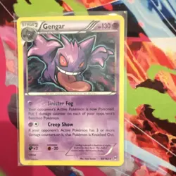 Pokemon Gengar 60/162 Breakthrough Holo Rare 130 HP Stage 2 Ghost - Image 1