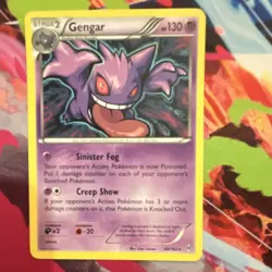Pokemon Gengar 60/162 Breakthrough Holo Rare 130 HP Stage 2 Ghost - Image 3