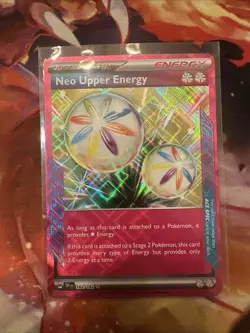 Pokemon TCG Neo Upper Energy 162/162 Temporal Forces Near Mint NM Ace Spec - Image 1