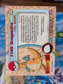 Pokemon Topps Series 3 Silver Foil Dragonite #149 NM- 🔥 - Image 2