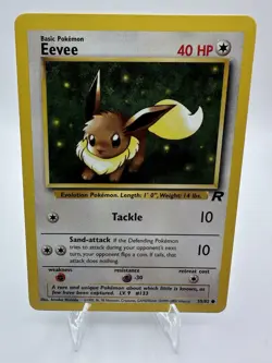 Eevee 55/82 - Team Rocket Set - Vintage - Pokemon TCG - Image 1