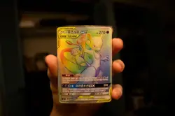 Mewtwo & Mew GX Tag Team #108/094 Rainbow Rare Korean Near Mint Miracle Twin - Image 1