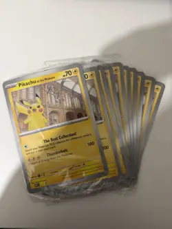 Pokemon TCG Pikachu At The Museum Jumbo Promo Card Brand New Sealed x10 - Image 2
