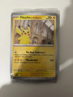 Pokemon TCG Pikachu At The Museum Jumbo Promo Card Brand New Sealed x10 - Image 3