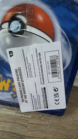 Pokemon TCG Pikachu At The Museum Promo Card Brand New & Sealed - Image 3