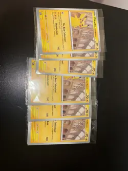 X6 Pokemon TCG Pikachu At The Museum Promo Card Brand New & Sealed - Image 1